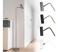 Lampadaire LED spot réglable salle à manger support d'éclairage lampe de lecture silber - Stehleuchte