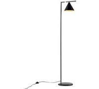 Lampadaire Leicester à abat-jour conique E27 hauteur 160 cm noir [lux.pro] Noir G
