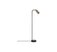 Lampadaire liseuse en métal - H. 120 cm - Doré et Noir - MELITA Noir, Doré