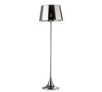 Lampadaire London Cromo Haut. 174 Cm Chrome/Transp chromé, transparent