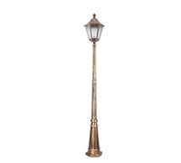 Lampadaire lumières extérieur, réverbère traditionnel E27 tête unique extérieur IP65 verre étanche pilier haut pôle lumière européenne rétro aluminium Pat