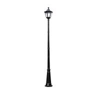 Lampadaire lumières extérieur, réverbère traditionnel E27 tête unique extérieur IP65 verre étanche pilier haut pôle lumière européenne rétro aluminium Pat