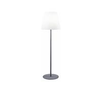 Lampadaire lumineu e térieur 150cm Acier et polyéthylene froid Blanc