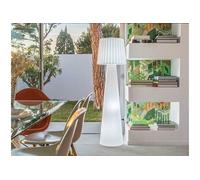 Lumisky Lampadaire lumineux LADY – design filaire abat-jour ondulé LED blanc H150 cm culot E27