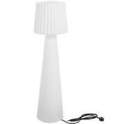 Lumisky Lampadaire lumineux extérieur LADY – design filaire, abat-jour ondulé, LED blanc H110cm E27