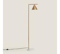 TechBrey Lampadaire Marbre et Métal Tinos Doré Doré G