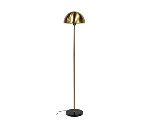 Lampadaire Menton de La Collection Française Dyberg Larsen, Laiton/ Noir/marbre