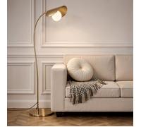 Lampadaire Métal Aluminium Bratonci Doré