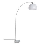 Atmosphera Lampadaire arc « Geda » marbre blanc H185 cm