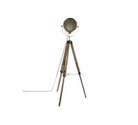 Atmosphera - Lampadaire trépied Ebor bronze - bois et acier H152 cm