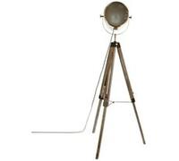 Lampadaire métal et bois Ebor bronze Atmosphera Gris G