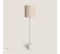 Lampadaire Métal et Lin Aimahar