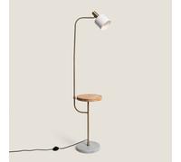 Lampadaire Métal et Marbre Dafne