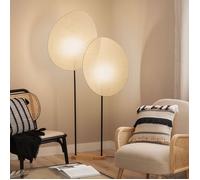Lampadaire Métal et Textile Elliptica Noir