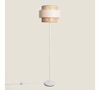 Lampadaire Métal Et Tissu Amaia Beige