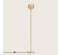 Lampadaire Métal Et Verre Klimt Ambre