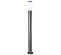 Lampadaire moderne 100 cm Luminaire extérieur E27 Lampe de jardin en acier inoxydable - Anthracite