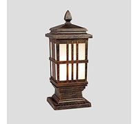 Lampadaire Moderne Noir en Aluminium moulé sous Pression pour prévention de la Rouille, Lampe Torche pour pelouse, Vue sur la Cour, Villa, lampadaire extérieur, décoration de, Lanterne extérieure