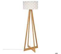 Atmosphera - Lampadaire Moki - bambou et blanc - H150 cm
