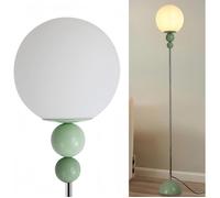 ""Lampadaire multi-boules """"LOKE"""" avec sphères blanches opaques, douille E27. ""