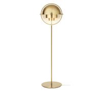 Lampadaire Multi-Lite structure laiton H 148cm/Ø 39cm/base Ø36cm