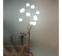 Lampadaire multi-têtes doré pour salon, chambre à coucher, bureau - Design moderne du milieu du siècle, idéal pour les accessoires de photographie et vitrine de magasin