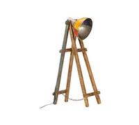 Vidaxl Lampadaire Multicolore E27 Bois Massif De Manguier