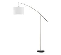 Lampadaire NADINA E27 1X60W en acier nickel mat 1790x380x1950mm