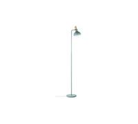 Lampadaire neordic juna - 20w - e14 - 230v - vert satiné/cuivre - bois/métal - dimmable - sans ampoule Vert G
