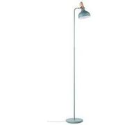 Lampadaire neordic juna - 20w - e14 - 230v - vert satiné/cuivre - bois/métal - dimmable - sans ampoule Vert G