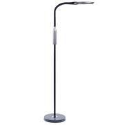 Lampadaire Noir en Matériaux Synthétiques 148 cm à 2 LED Bras Pliable Cassiopeia [EEK: E]