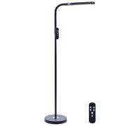 Lampadaire Noir en Matériaux Synthétiques 160 cm à LED et Variateur d'Inten [EEK: E]
