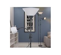 vidaXL Lampadaire 242733 – Lampe sur pied noire pour salon