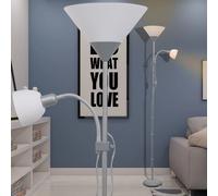 Lampadaire Noir Lampe Sur Pied Lampe de Sol Lampe Lumière de Salon vidaXL