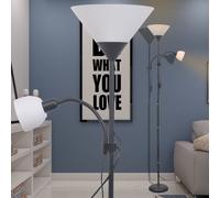 Lampadaire Noir Lampe Sur Pied Lampe de Sol Lampe Lumière de Salon vidaXL