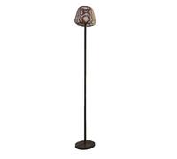 Lampadaire nomade design poly rotin pour extérieur LED MIDY BOHEME H120 cm
