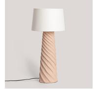 Lampadaire Papier Maché Métal Stari Blanc