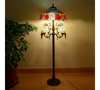 Lampadaire Perroquet - Art créatif LED éclairage de sol pour café, salon, chambre, restaurant, étude, villa, hôtel - Décoration en verre coloré