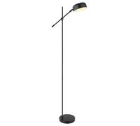 Lampadaire pied de lampe joint mobile noir spot salon H 139 cm