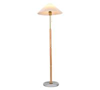 Lampadaire plissé nordique Base en marbre stable Lampe haute d'angle de canapé Lampe sur pied décorative Interrupteur au pied et douille E27 Lampadaires Poteau de lampe en fer doré pour coin de