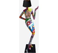 Lampadaire Pop Art comme figure féminine 180cm de haut Figure de décoration/éclairage - GFK - agrandi - pour l'intérieur