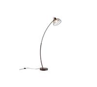 Lampadaire Portsmouth avec abat-jour grillagé E27 hauteur 160 cm rouille [lux.pro]