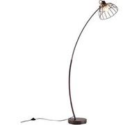 Lampadaire Portsmouth avec abat-jour grillagé E27 hauteur 160 cm rouille [lux.pro]