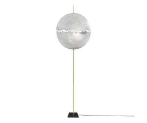 Lampadaire PostKrisi F 64 H xØ 190x60cm/base 25x25cm/brass rod