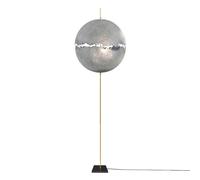 Lampadaire PostKrisi F 64 H xØ 190x60cm/base 25x25cm/nickel-plated rod