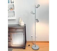 Lampadaire Réglable Béton Gris Gris