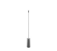 Globen Lighting Trépied pour lampadaire Rib Acier brossé
