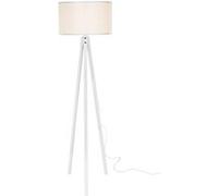 Lampadaire Rochester trépied hauteur 136 cm E27 blanc [lux.pro] Blanc G