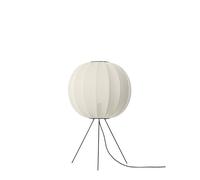 Lampadaire Rond Knit-Wit Ø60 Blanc Perle Moyen