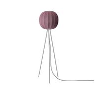 Lampadaire Rond Knit-Wit, Made By Hand, Haut Ø45, Bordeaux